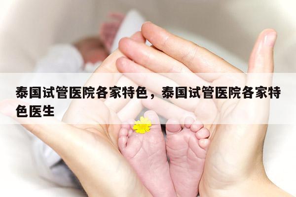 泰国试管医院各家特色，泰国试管医院各家特色医生