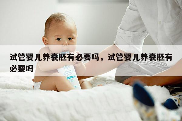 试管婴儿养囊胚有必要吗，试管婴儿养囊胚有必要吗