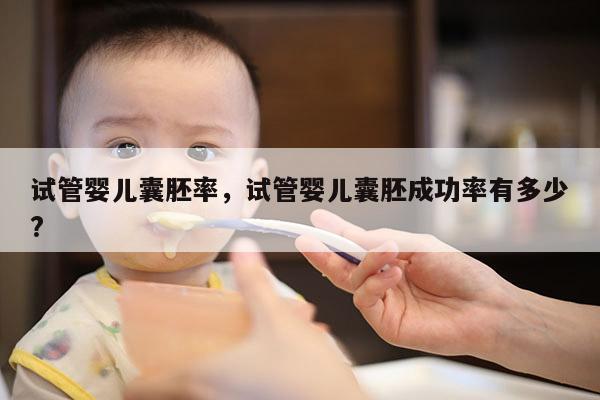 试管婴儿囊胚率，试管婴儿囊胚成功率有多少?
