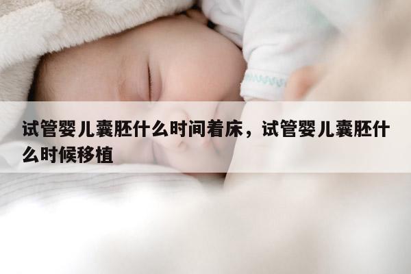 试管婴儿囊胚什么时间着床，试管婴儿囊胚什么时候移植